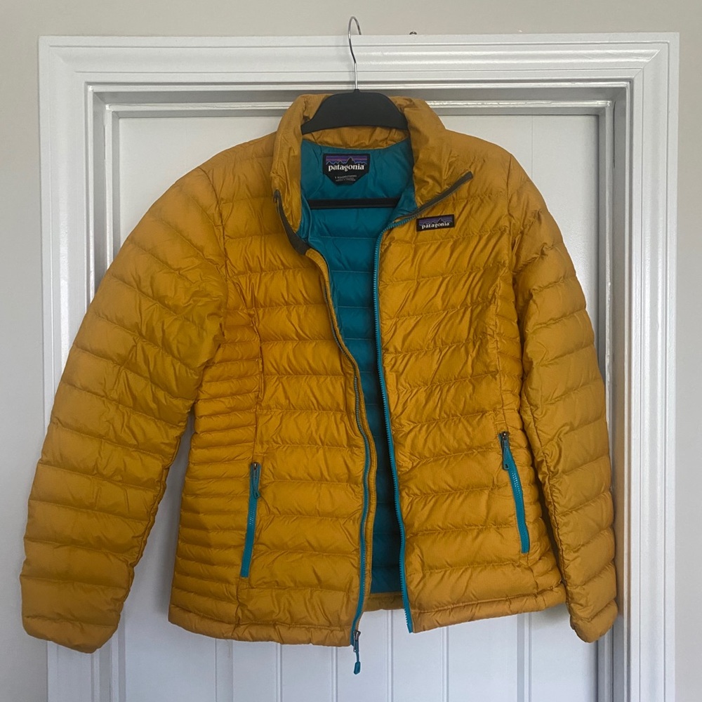Women’s Down Jacket Yellow/Teal